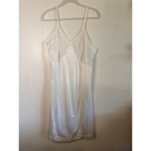 Vintage cream slip dress